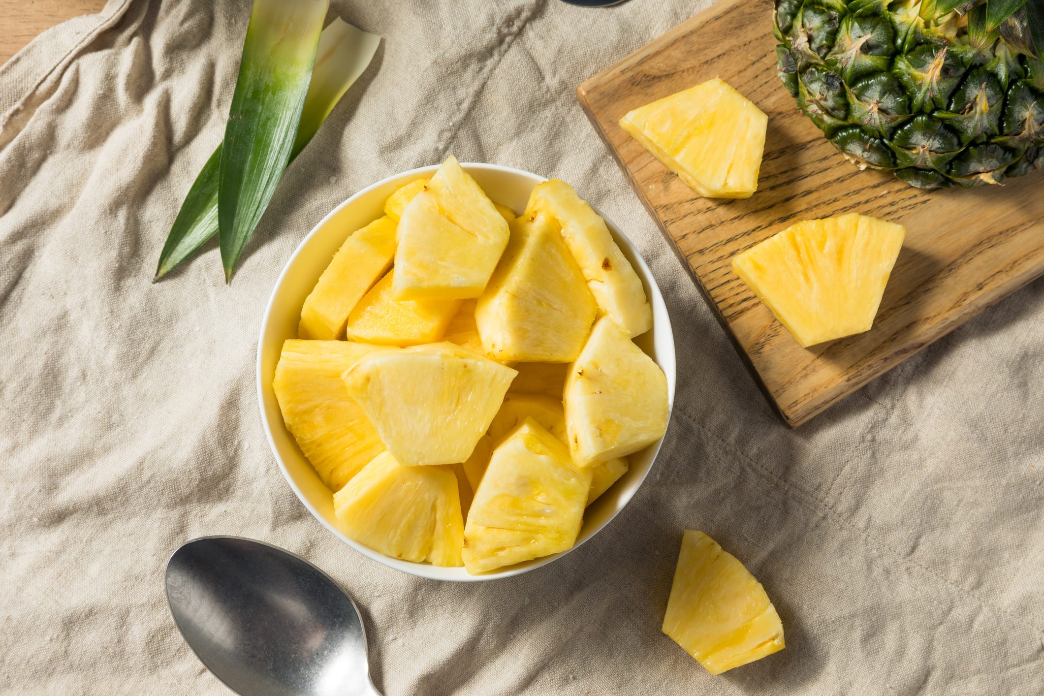 Healthy Organic Pineapple Slices