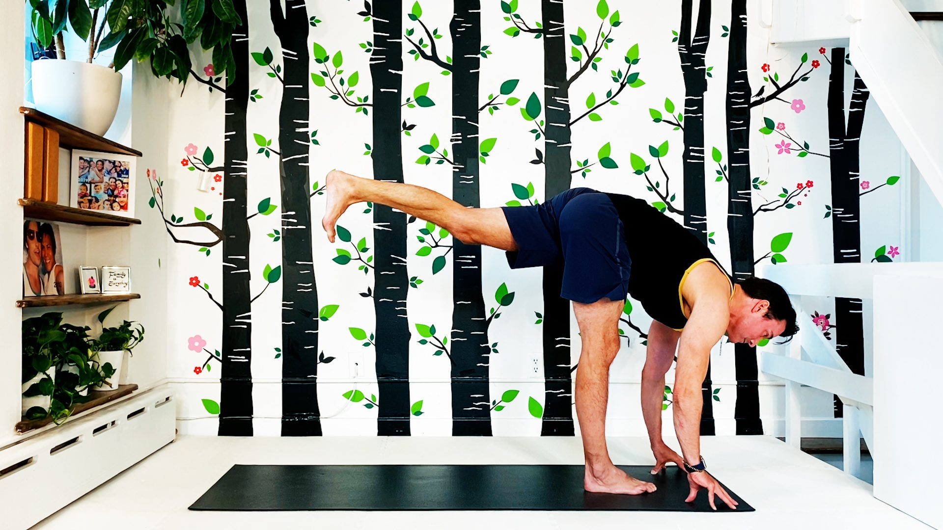 standing split yoga pose