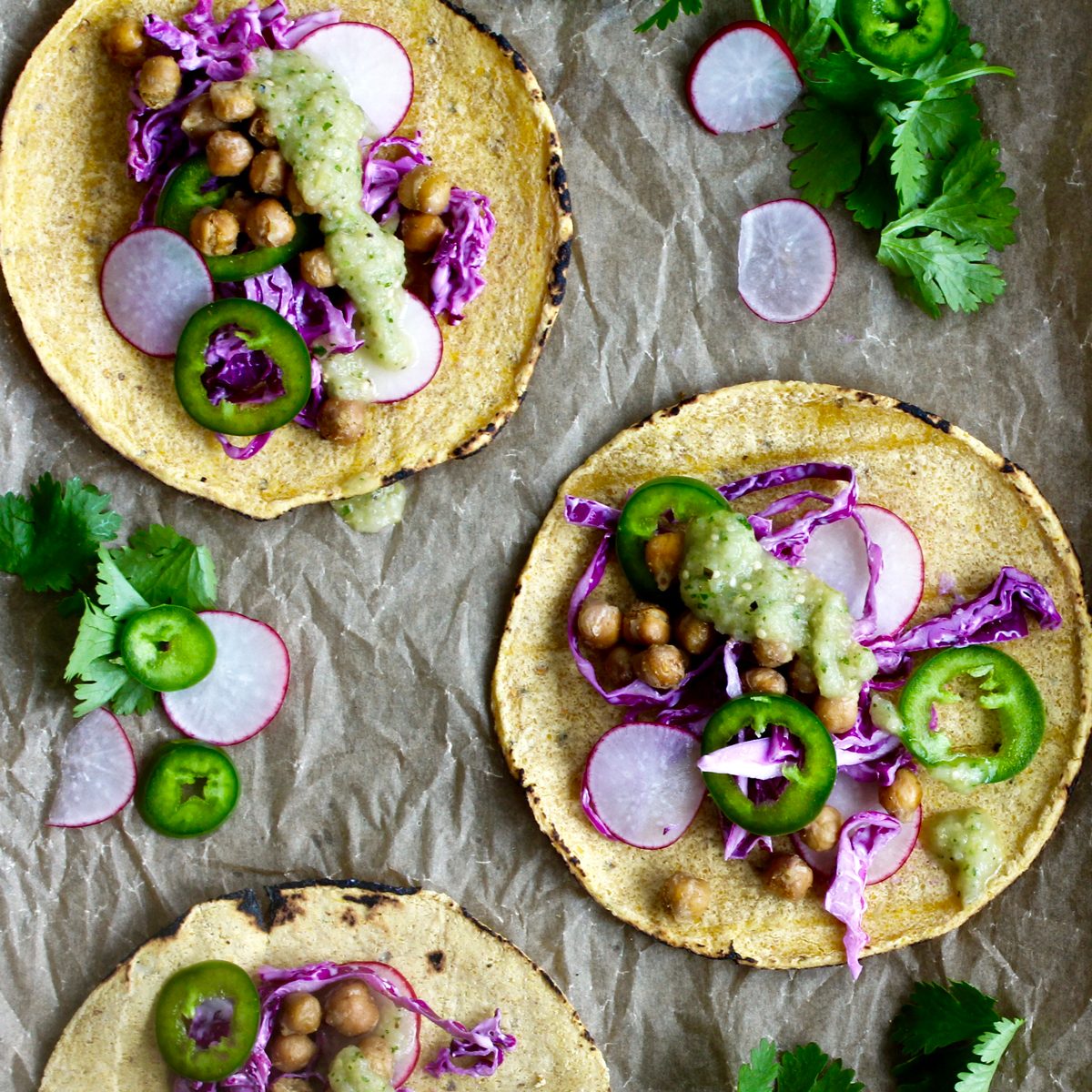 Cumin Chickpea Tacos Sara Haas