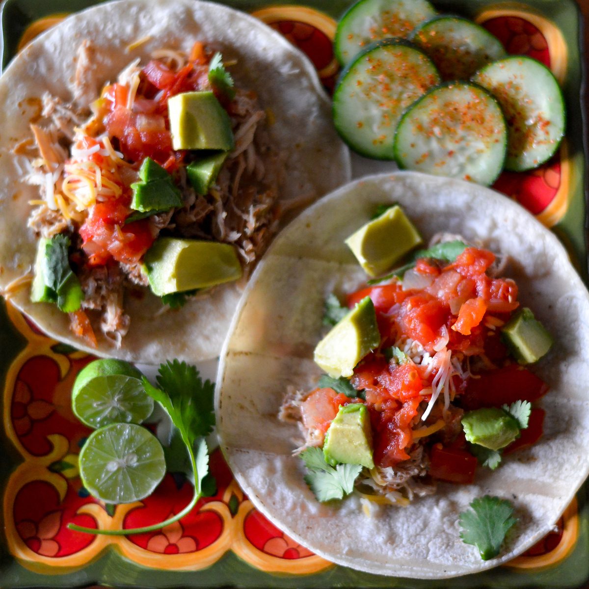 Slow Cooked Shredded Chicken Tacos Christy Wilson