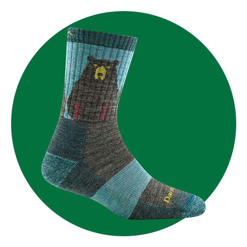 Darn Tough Bear Town Micro Crew Socks