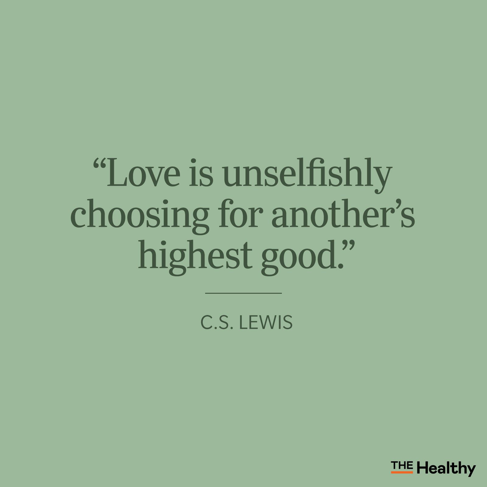 Cs Lewis Caregiving Quote