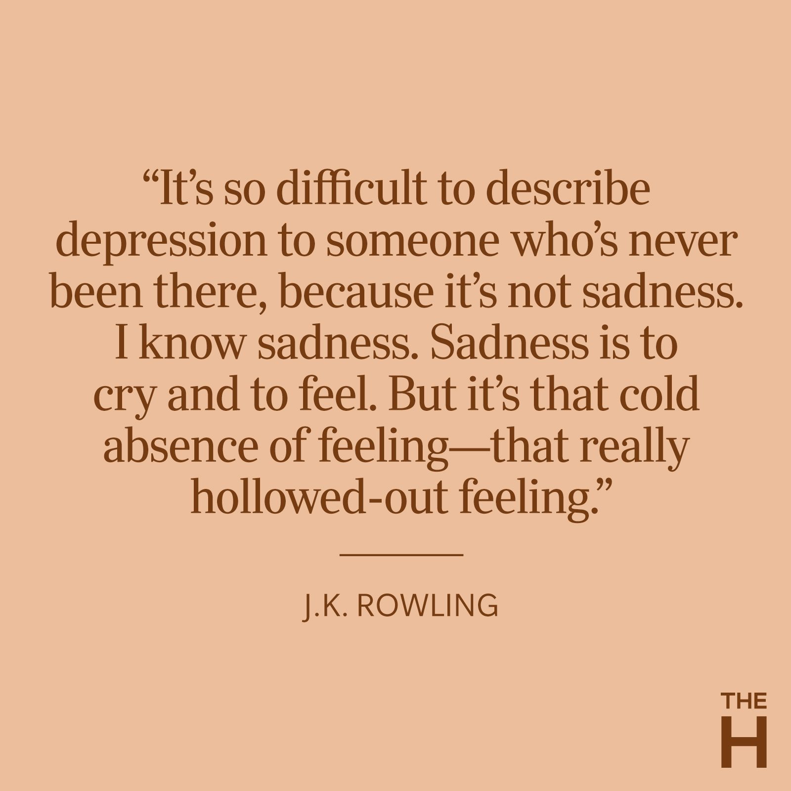 Jk Rowling Depression Quote