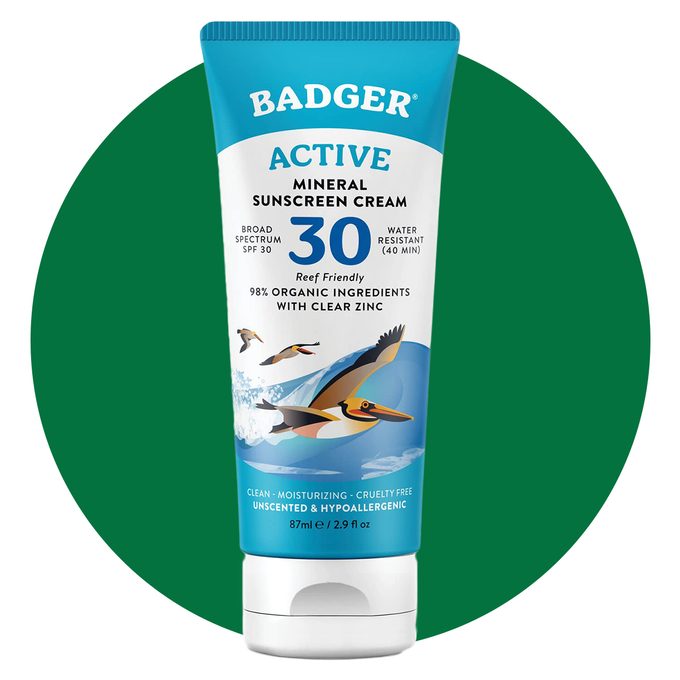 Badger SPF 30 Active Mineral Sunscreen Cream