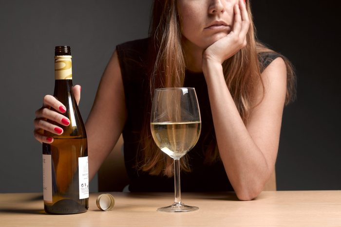 Alcoholic women with depression