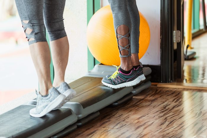 two women doing Calf Raises