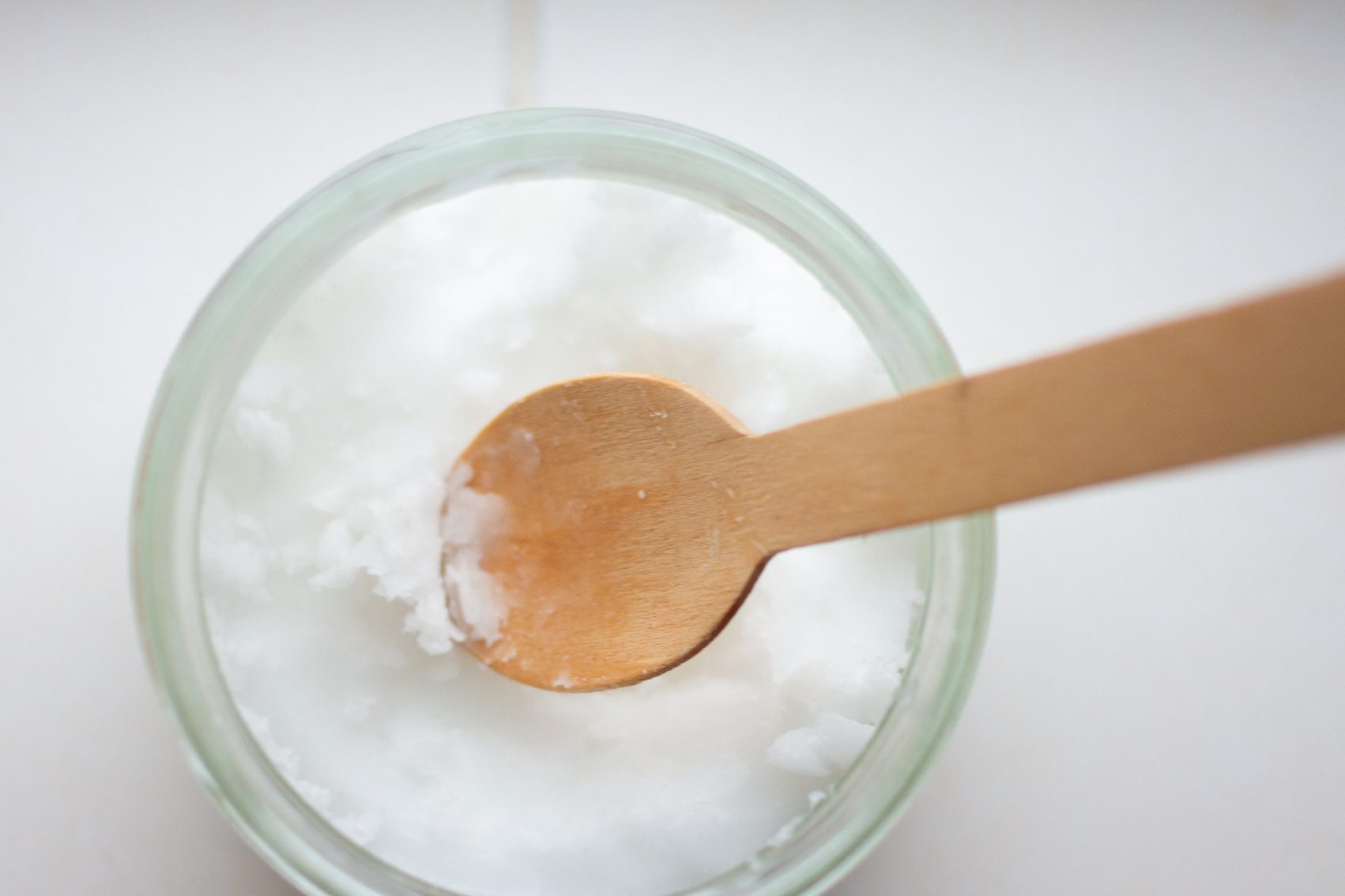 Coconut Oil in a Glass Jar