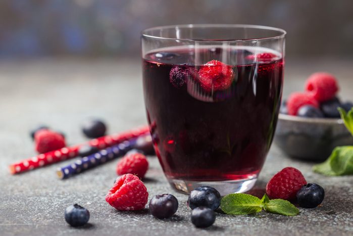 Fresh berry drink