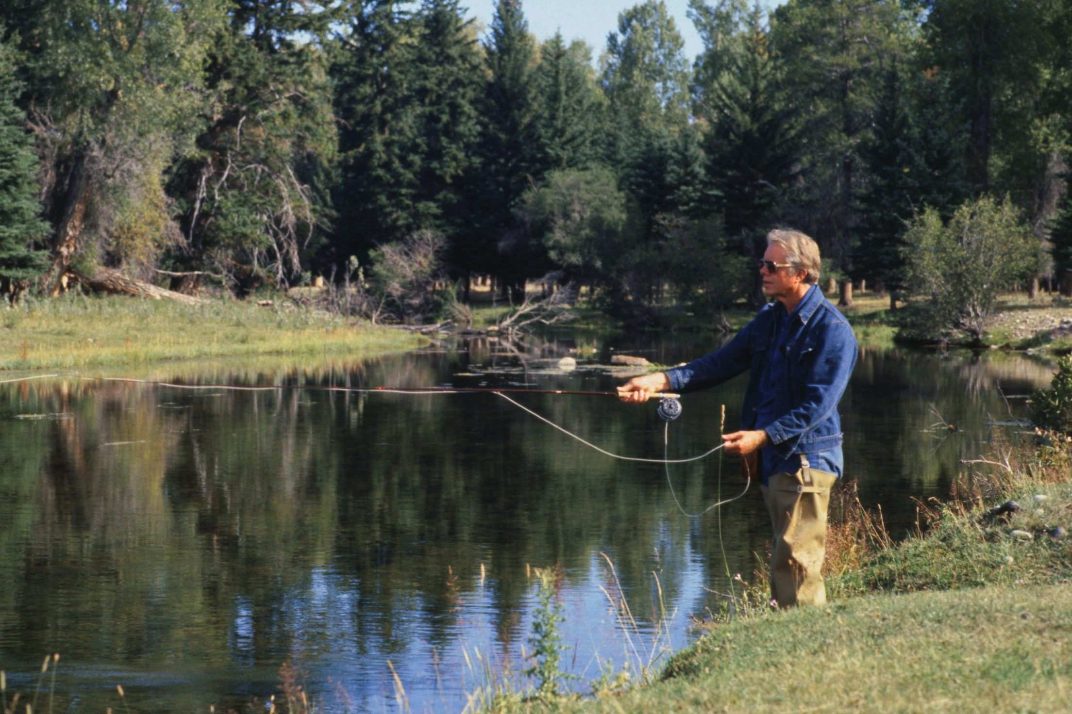 President Jimmy Carter Fishing