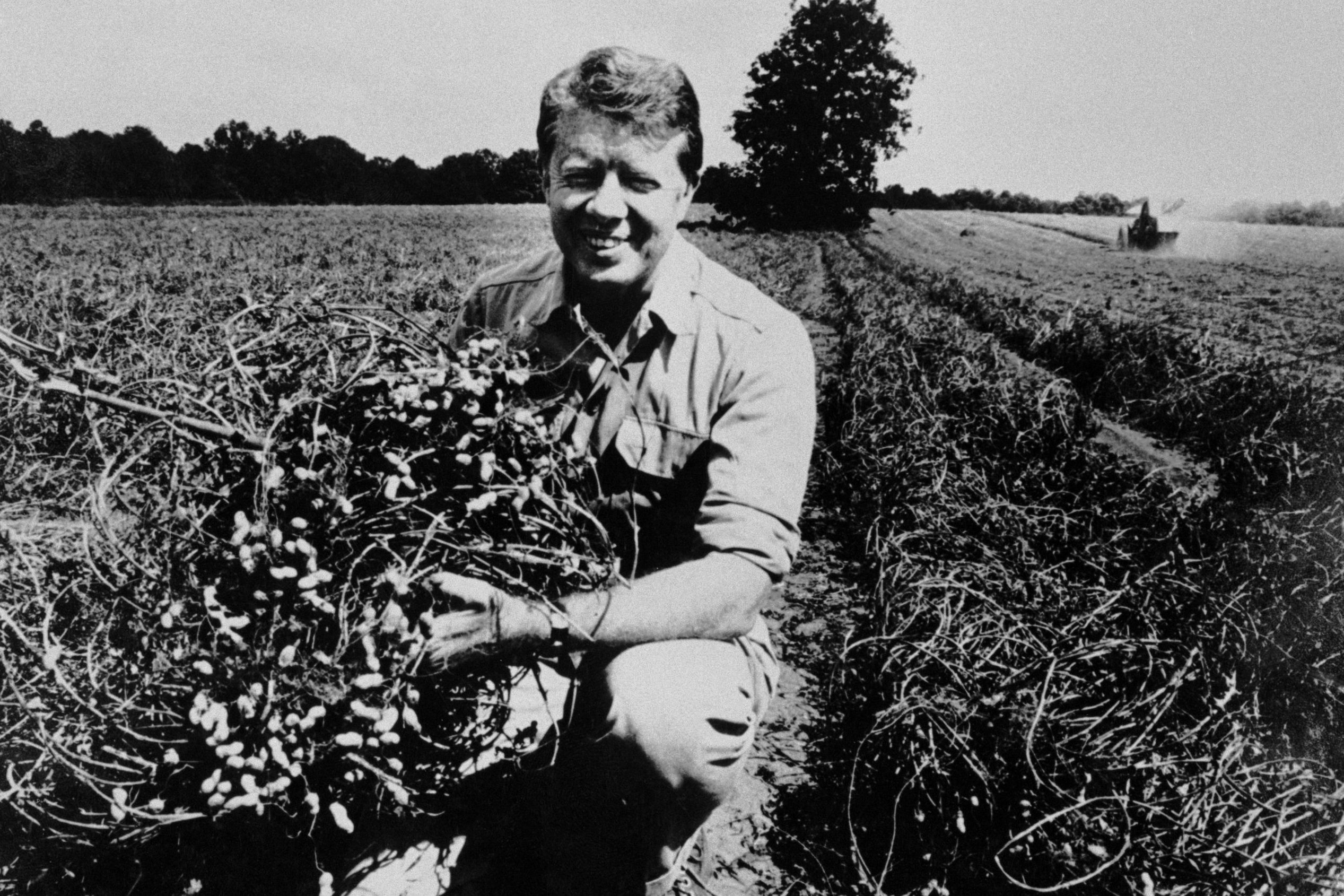 Jimmy Carter on his Peanut Farm