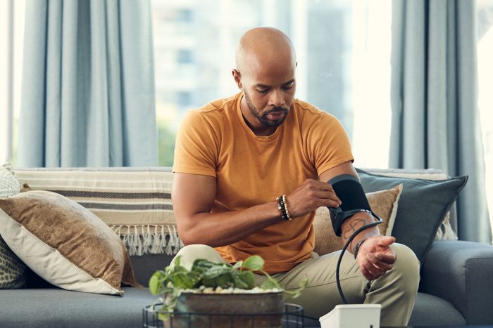 I'm experiencing headaches so my blood pressure might be high