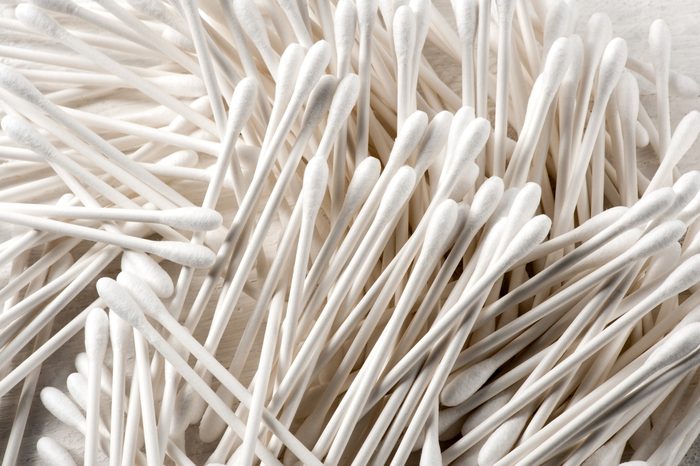 Full Frame Shot Of Cotton Swabs