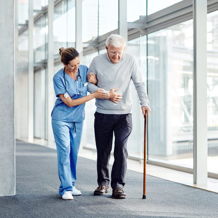 Seniors always need someone to lean on