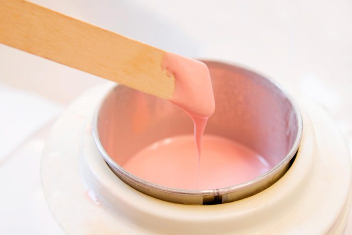 hot pink wax for a Bikini Wax