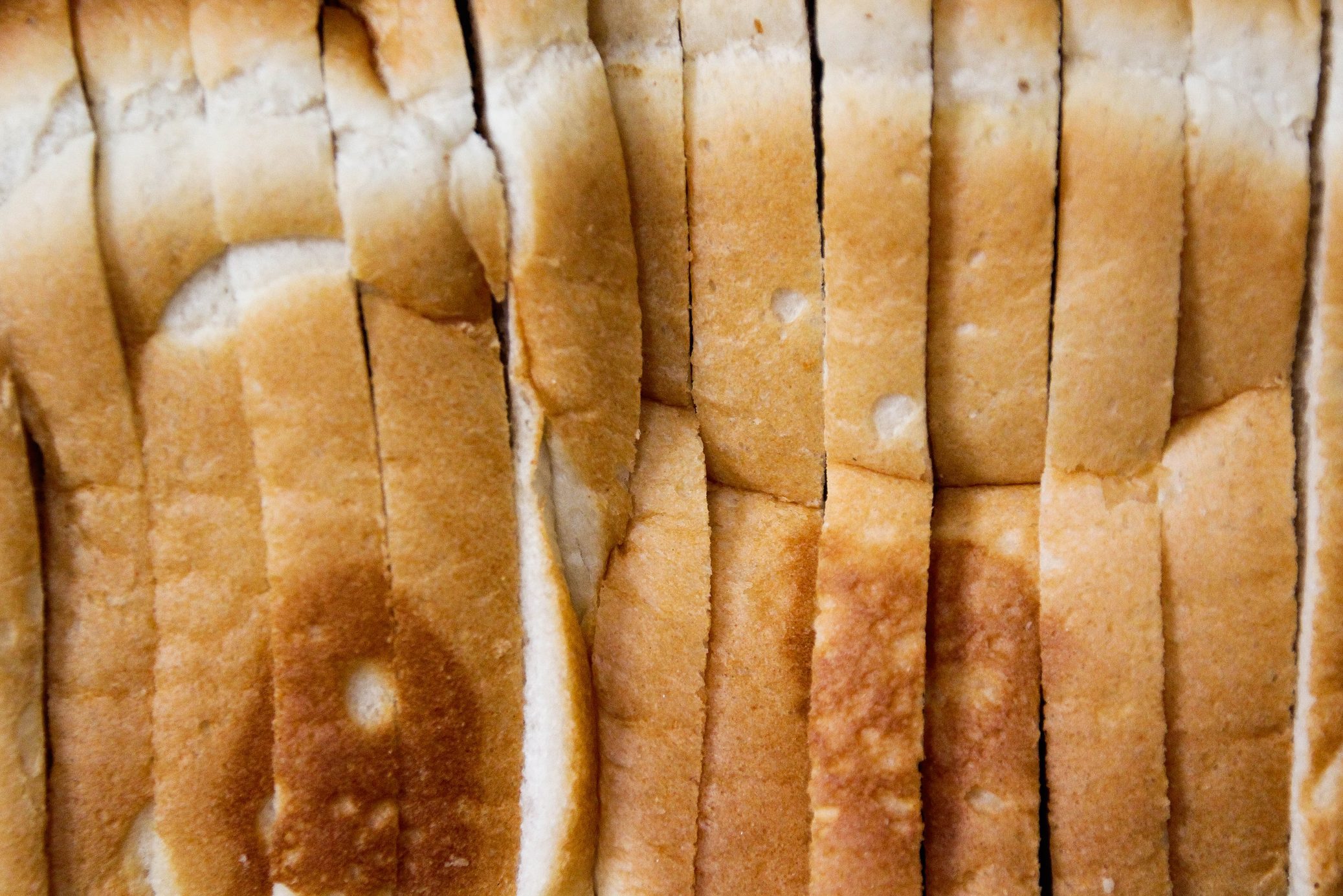 close up of slices of bread