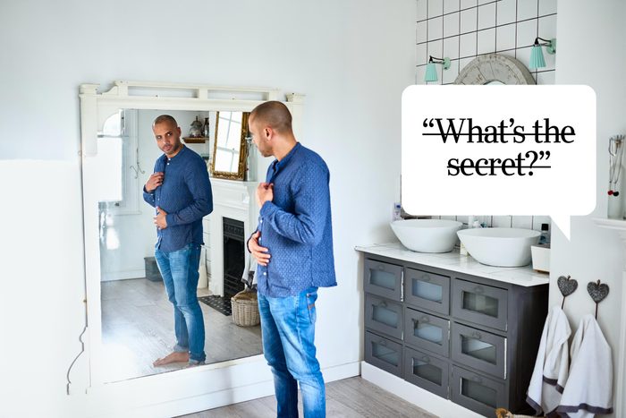 Speech bubble text: "What's the secret?"