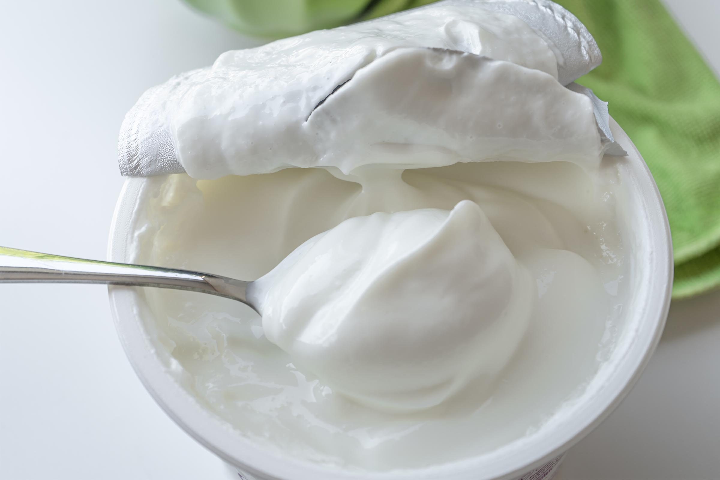 Spoonful of greek yogurt