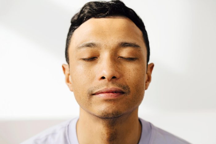 man sleeping while waiting for doctor