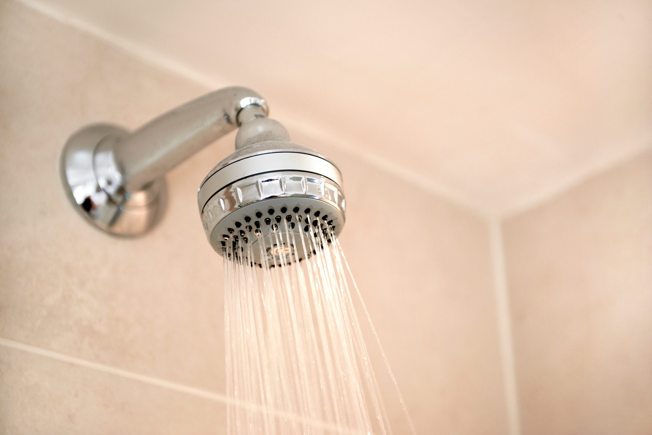 Landscape bathroom shower