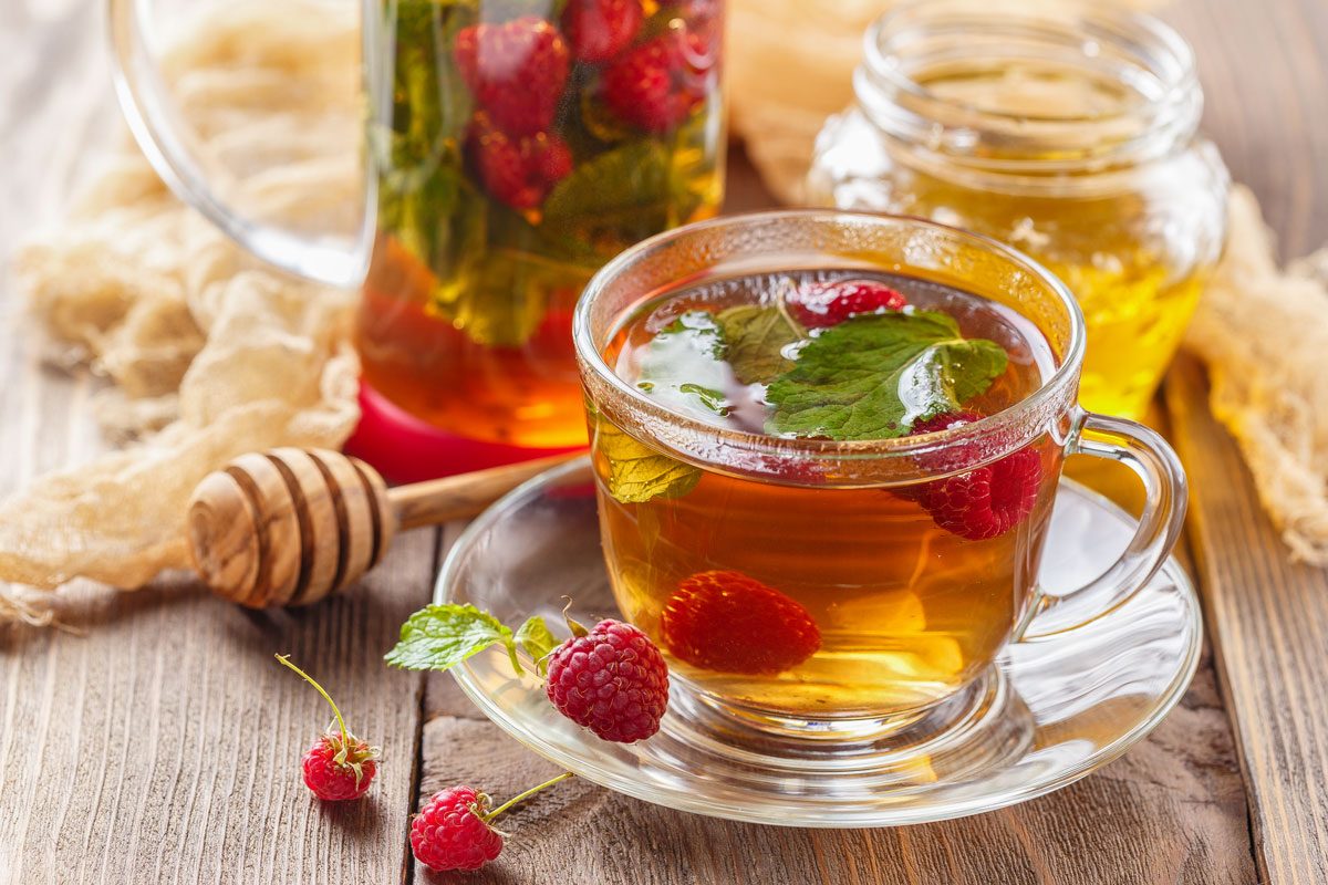 Sore Throat Remedies - raspberry tea